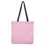 White And Pink Zigzag Pattern Print Tote Bag