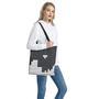 White Brick Puzzle Video Game Print Tote Bag