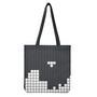 White Brick Puzzle Video Game Print Tote Bag