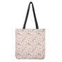 White Cherry Blossom Pattern Print Tote Bag