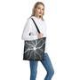 White Lightning Print Tote Bag