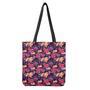 Wild Flower Print Tote Bag