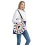 Yin Yang Chinese Zodiac Wheel Print Tote Bag