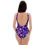 Abstract Floral Hippie One Piece Swimsuite