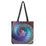 Abstract Fractal Print Tote Bag