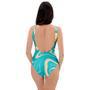 Abstract Green Marble One Piece Swimsuite