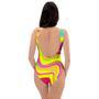 Abstract Paint One Piece Swimsuite