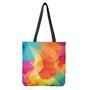 Abstract Polygonal Geometric Print Tote Bag