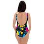 Abstract Psychedelic Graffiti One Piece Swimsuite