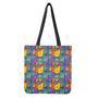 Abstract Psychedelic Print Tote Bag