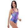 Abstract Starfield Galaxy Space One Piece Swimsuite