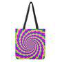 Abstract Twisted Moving Optical Illusion Tote Bag