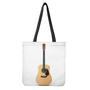 Acoustic Guitar Print Tote Bag