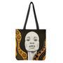 African Woman Print Tote Bag