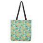 Aloha Summer Pineapple Pattern Print Tote Bag