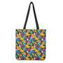 Aloha Tropical Fruits Pattern Print Tote Bag