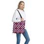 American Patriotic Patchwork Print Tote Bag