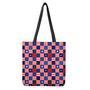 American Patriotic Patchwork Print Tote Bag