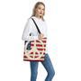 American Peace Flag Print Tote Bag