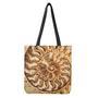 Ammonite Fossil Print Tote Bag