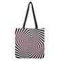 Anaglyph Optical Illusion Print Tote Bag