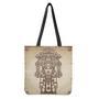 Ancient Mayan Statue Print Tote Bag