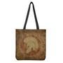 Ancient Spartan Helmet Print Tote Bag