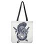 Ancient Spartan Print Tote Bag