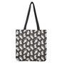 Angel And Snowflake Pattern Print Tote Bag