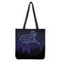 Aries Constellation Print Tote Bag