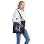 Astronaut Floating In Outer Space Print Tote Bag