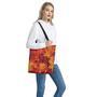 Autumn Maple Leaf Print Tote Bag