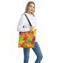 Autumn Maple Leaves Print Tote Bag