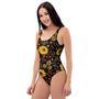 Autumn Sunflower One Piece Swimsuite