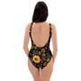 Autumn Sunflower One Piece Swimsuite