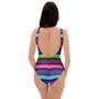 Baja Serape Print One Piece Swimsuite