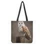 Barn Owl Print Tote Bag