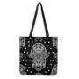 Black And White Hamsa Print Tote Bag