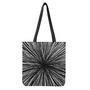 Black And White Hyperspace Print Tote Bag