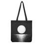 Black And White Moonlight Print Tote Bag