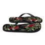 Black Japanese-Inspired Flip-Flops.