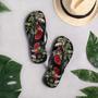 Black Japanese-Inspired Flip-Flops.