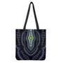 Blue And Black African Dashiki Print Tote Bag