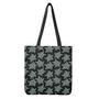 Blue And Black Sea Turtle Pattern Print Tote Bag