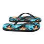 Blue And Orange Starfish Flip Flops