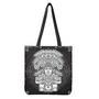 Blue And White Mayan Statue Print Tote Bag