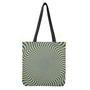 Blue And Yellow Illusory Motion Print Tote Bag