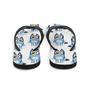 Blue Dog Cartoon Flip-Flops