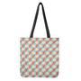 Blue Fried Egg And Bacon Pattern Print Tote Bag