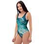 Blue Galaxy Space One Piece Swimsuite